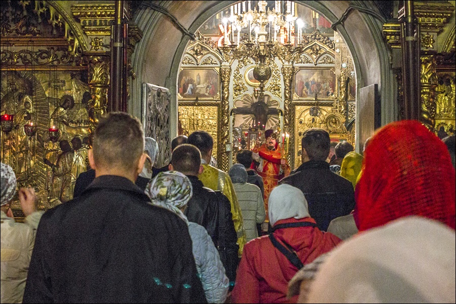 Празднование Пасхи Христовой в Казанском храме села Шеметово. 28 апреля 2019 года